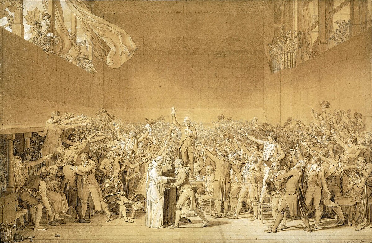 Jacques-Louis David, Le Serment du Jeu de Paume